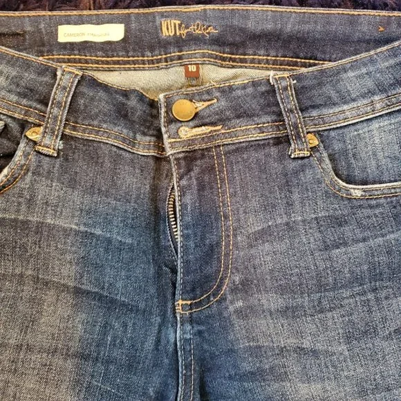 KUT Jean Rolled Capris - Picture 3 of 10